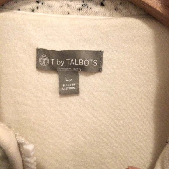 NWOT Talbots Teddy Medium Teddy Sherpa Vest Off-White VEST - Picture 2 of 5